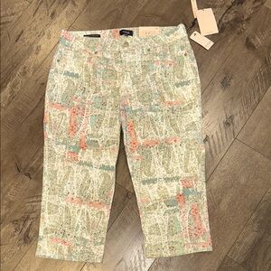 NYDJ "MARILYN STRAIGHT" CROPPED PANTS SIZE 12P NWT